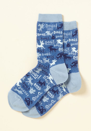 Blue Q - Parade Your Paws Socks in Dogs