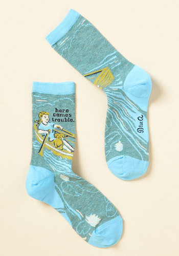 Rock the Boat Socks by Blue Q