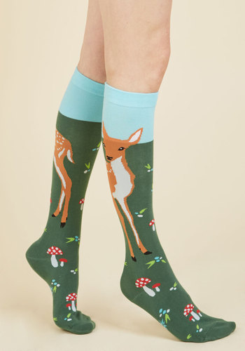 Sock it to Me, Inc. - It Just Fawn-ed on Me Knee Socks