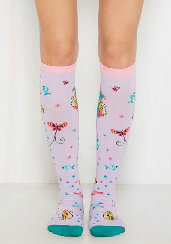 The Time is Meow Socks by Sock it to Me, Inc.