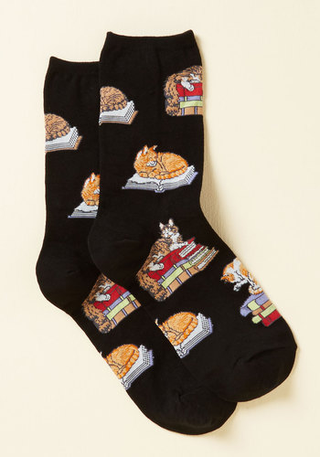 SOCKSMITH - Kitten the Books Socks