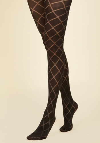 Gipsy Tights - Famous Lattice Words Tights