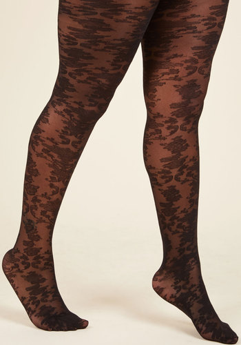 Ornate Got the Time Tights - Extended Size by Pamela Mann Ltd